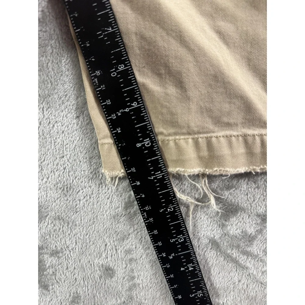 Polo Jeans Company Cargo Shorts Mens 40 Beige Canvas Relaxed Miltary Surplus‎